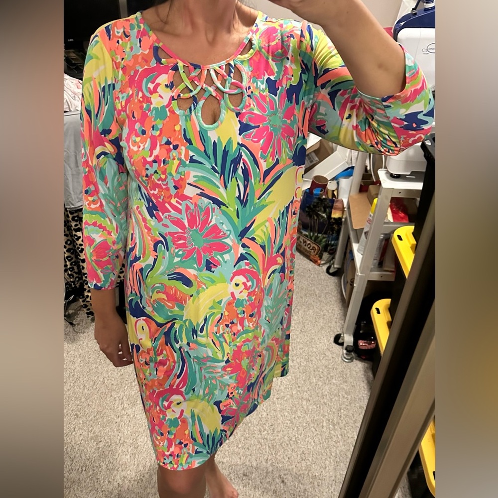 Lilly Pulitzer Colorful Long Sleeve Dress